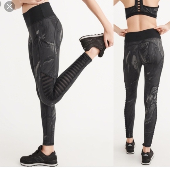 Abercrombie & Fitch Pants - A&F MARBLE WORKOUT PANTS
